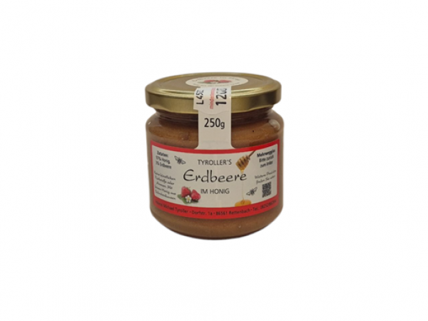 Erdbeere im Honig 250g